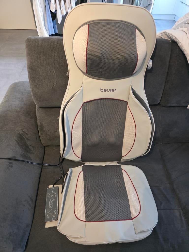 Beurer MG 320 – siège massage Shiatsu + air + heat, Enlèvement ou Envoi, Comme neuf, Chaise de massage ou Coussin
