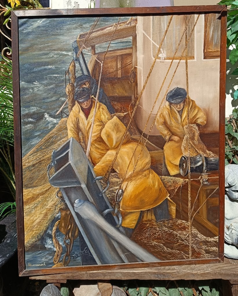 Scheepvaart schilderij te koop., Ophalen