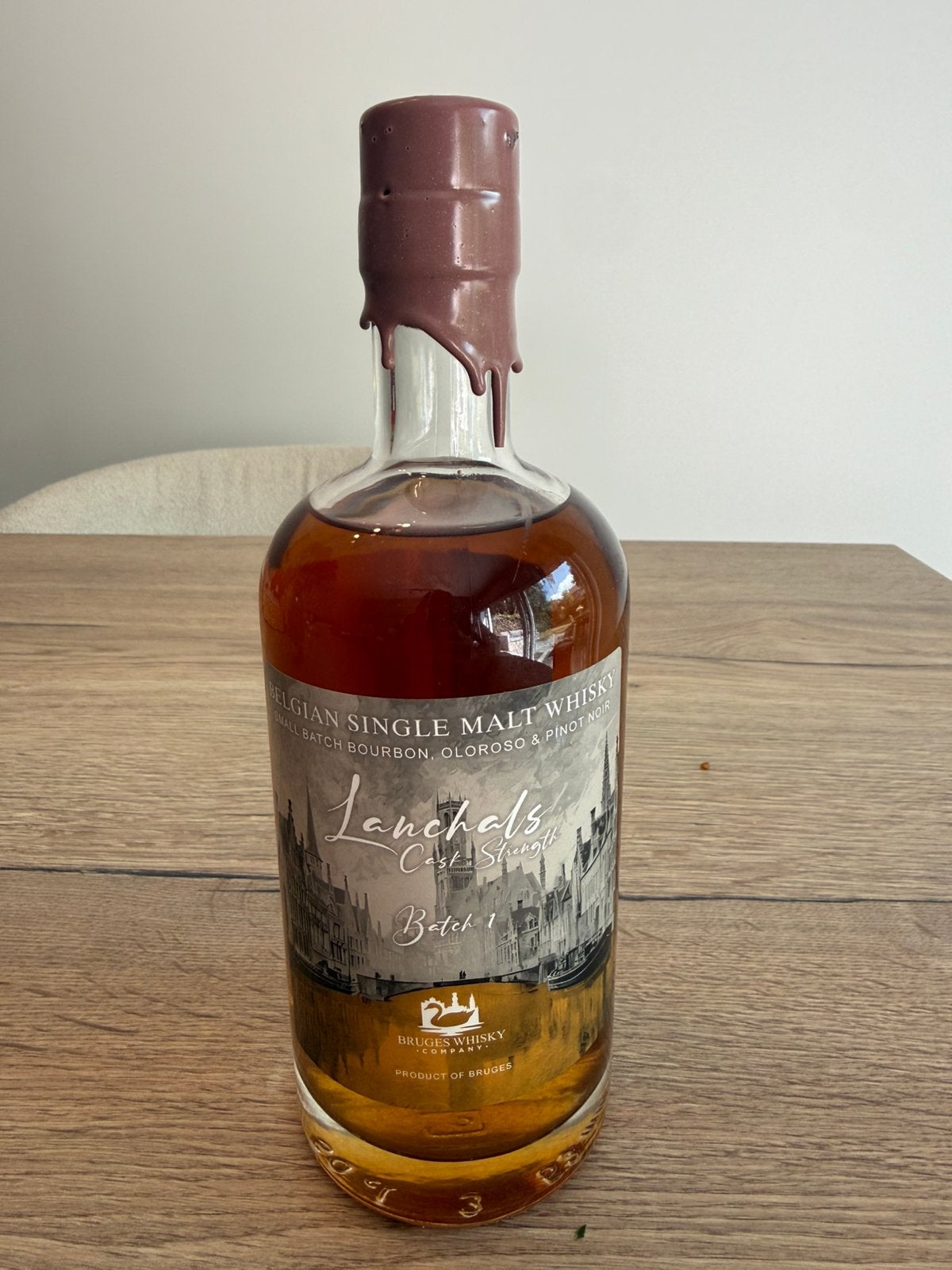 Brugse Whisky Lanchals Batch 1 Cask Strength, Enlèvement ou Envoi, Comme neuf