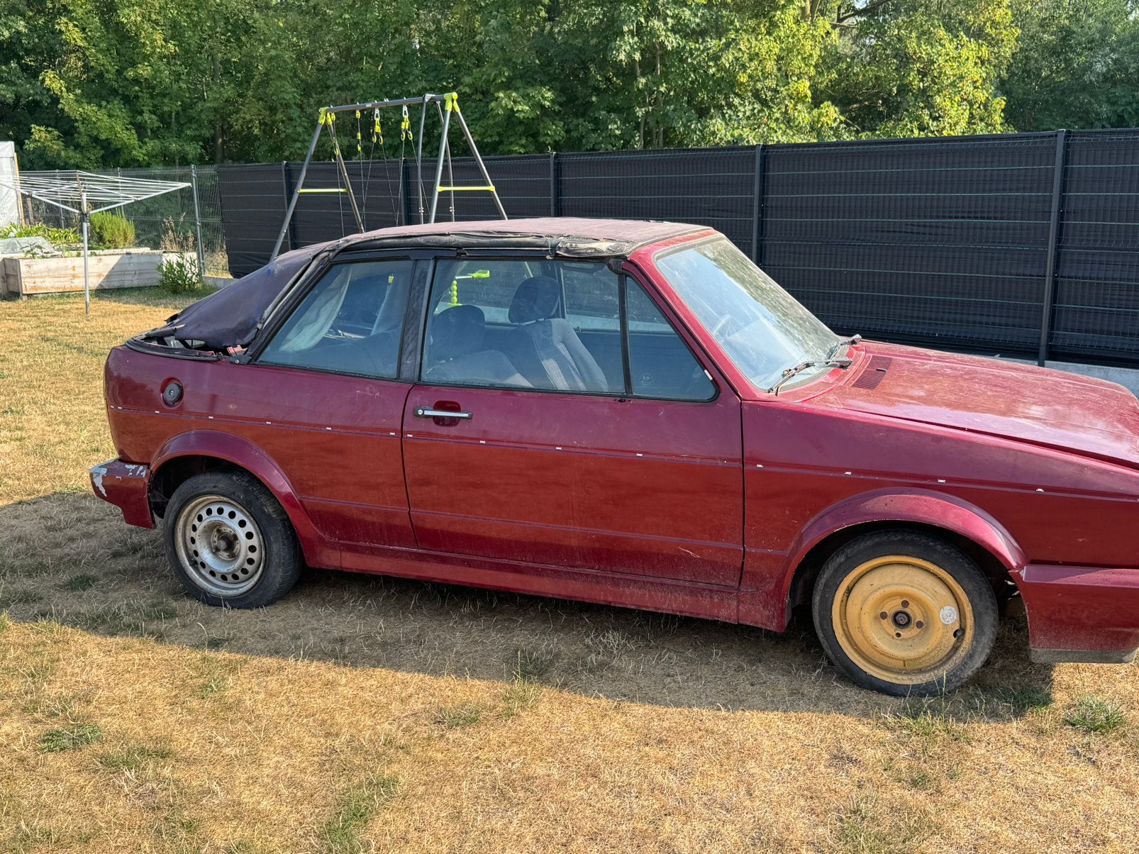 Golf 1  cabriolet 1989, Autos, Achat, Cabriolet, Boîte manuelle, Bleu