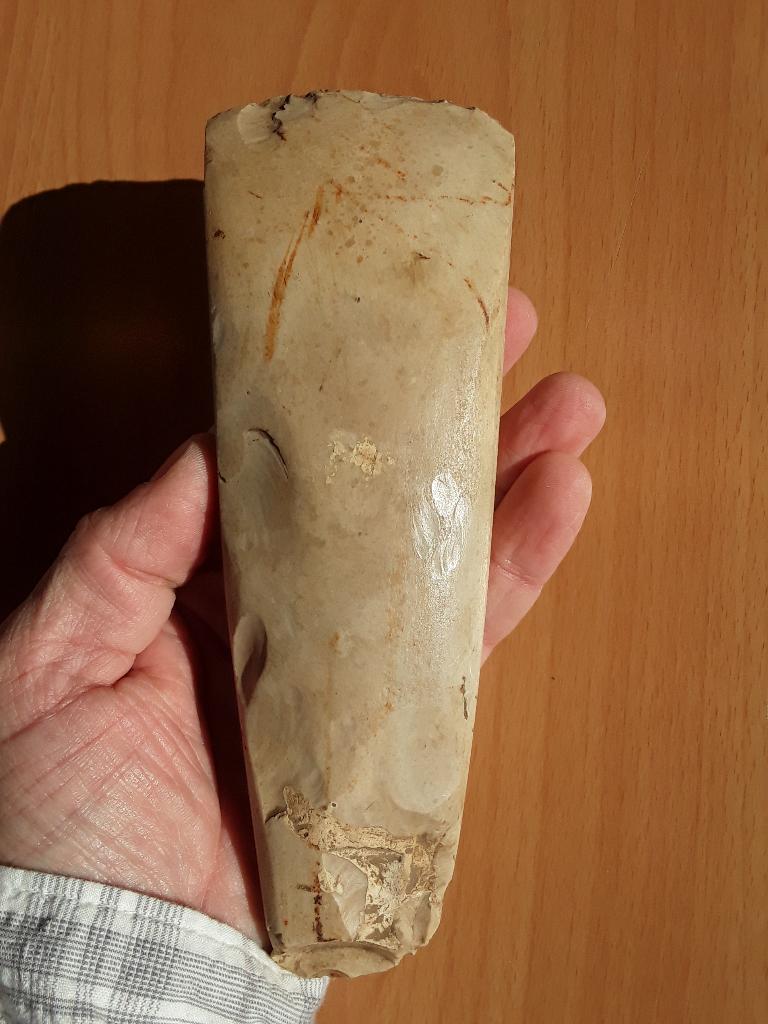 Hache polie néolithique, 17 cm, Antiquités & Art, Enlèvement ou Envoi