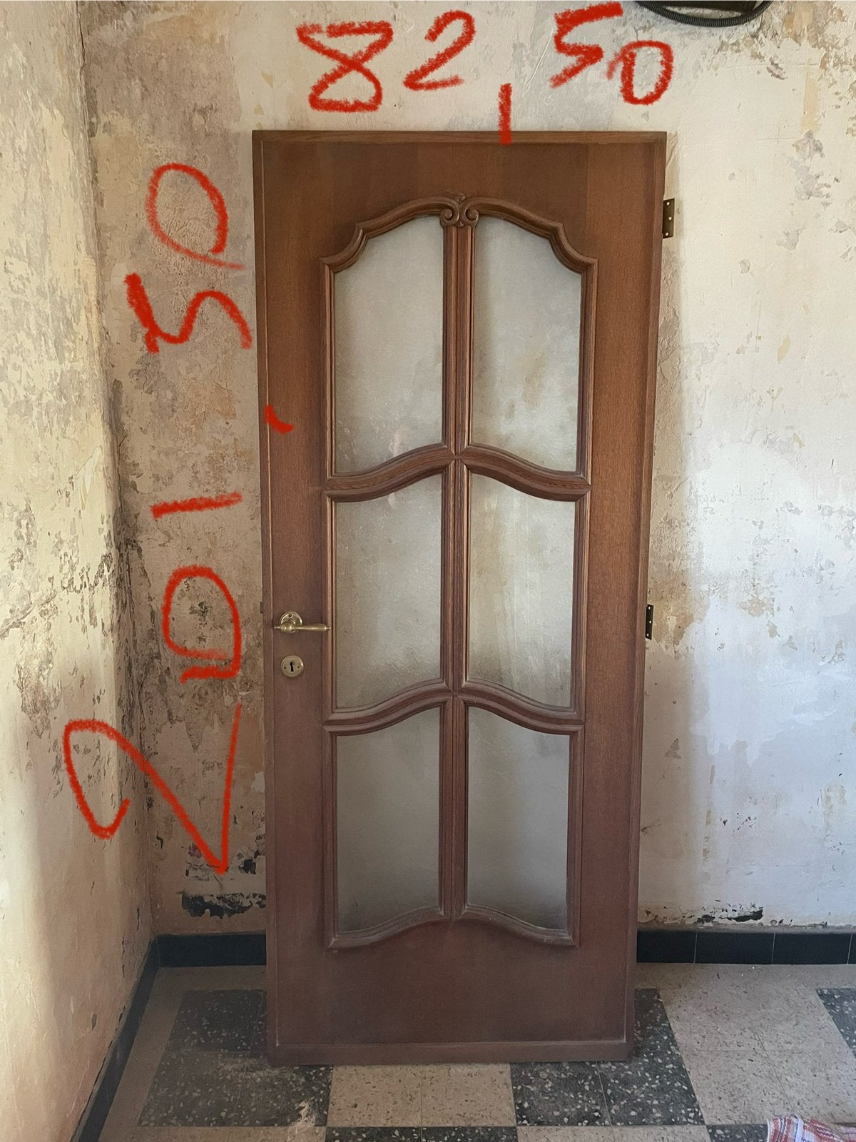 Lot de 4 portes en chêne, Enlèvement, Utilisé, Chêne