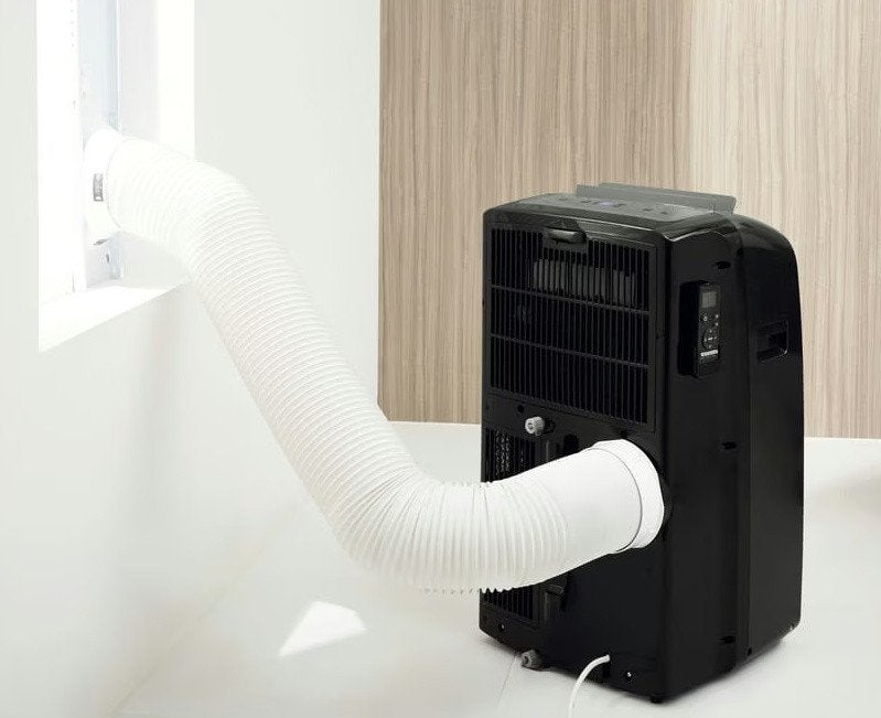 Krachtige mobiele airco (Whirlpool), Elektronische apparatuur, Airco's, Ophalen, Koelen en Ontvochtigen, Minder dan 60 m³, 3 snelheden of meer