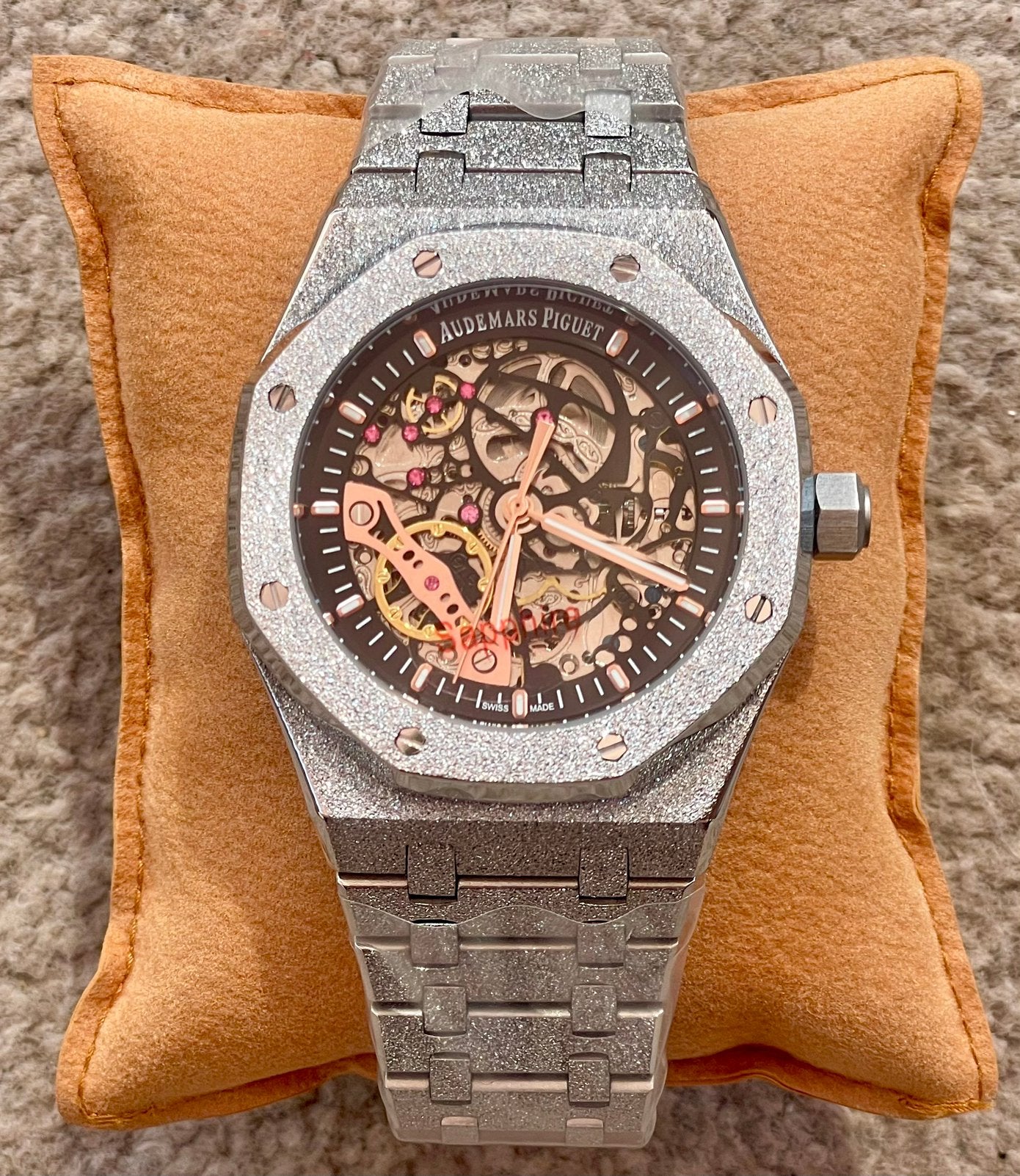 Audemars Piguet Royal Oak Skeleton, Overige merken, Staal, Staal, Polshorloge