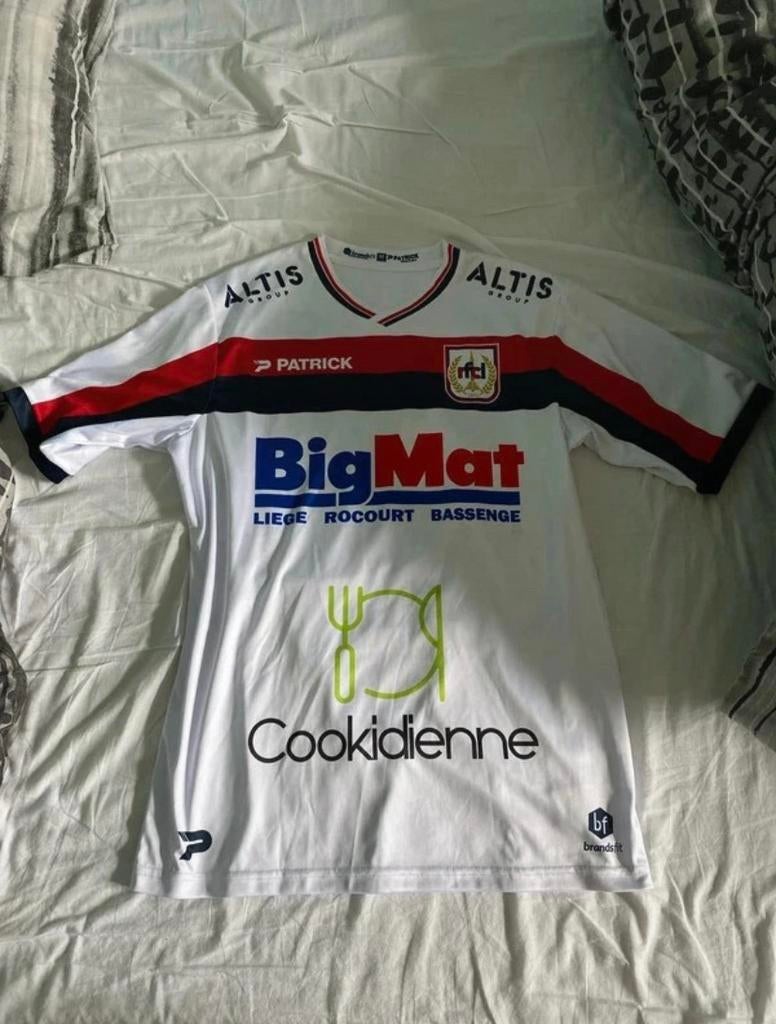 RFC Liège Women's Ext. trui A 24/25 gedragen/gesigneerd, Wit, Voetbal, Gedragen, Verzenden