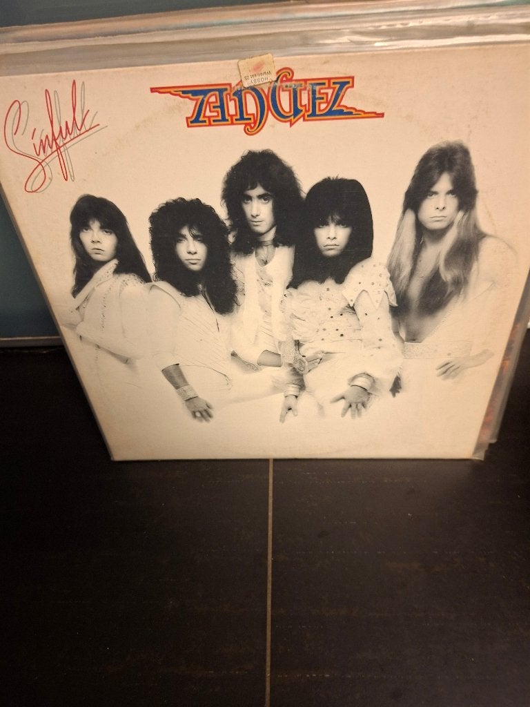 lp - angel - sinfull - vak 6, CD & DVD, Enlèvement ou Envoi, Utilisé, Housse de protection extérieure, Hard rock