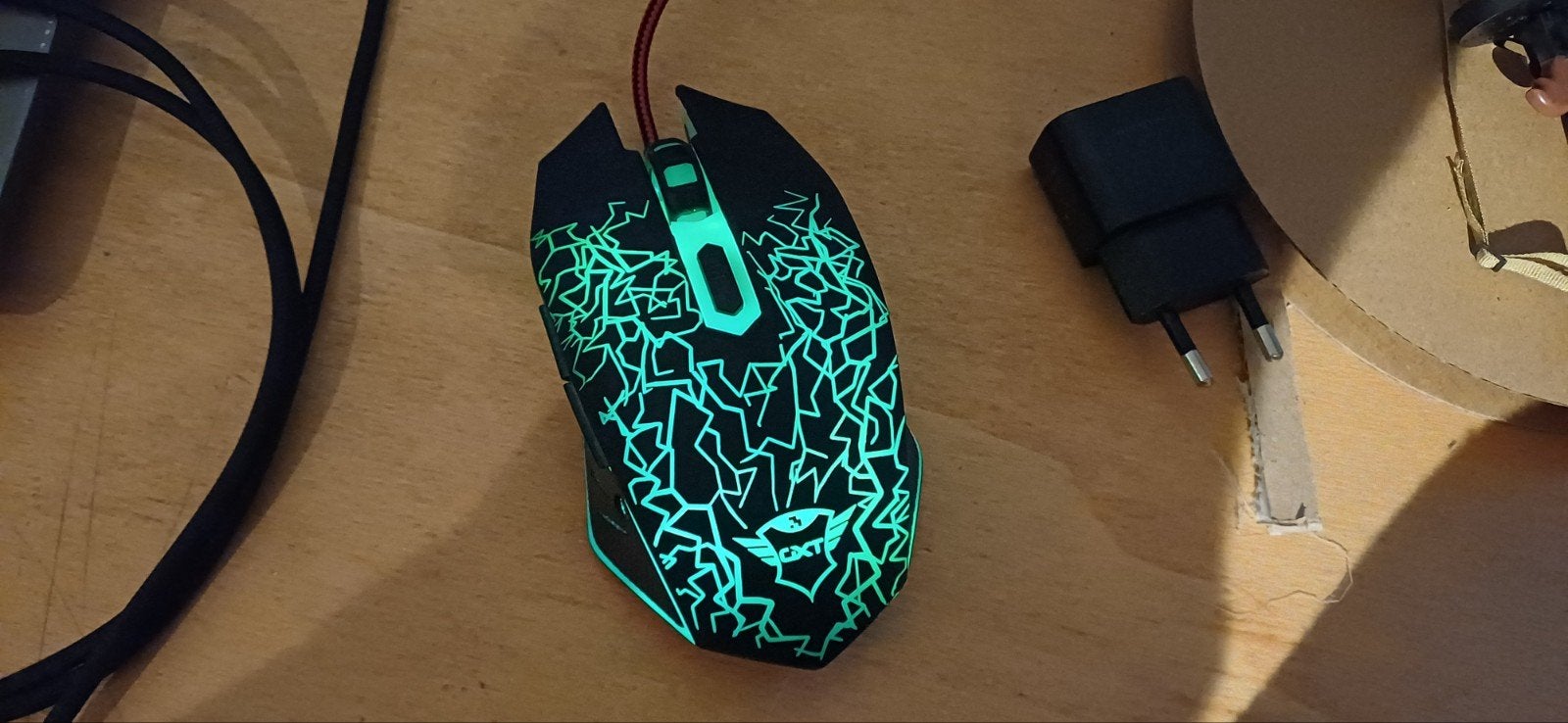 RGB gaming muis, Computers en Software, Muizen, Rechtshandig, Muis, Gaming muis, Gxt