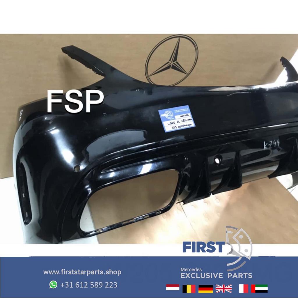 W205 S205 FACELIFT 2020 C63 AMG ACHTERBUMPER + DIFFUSER ZWAR, Arrière, Utilisé, -, -