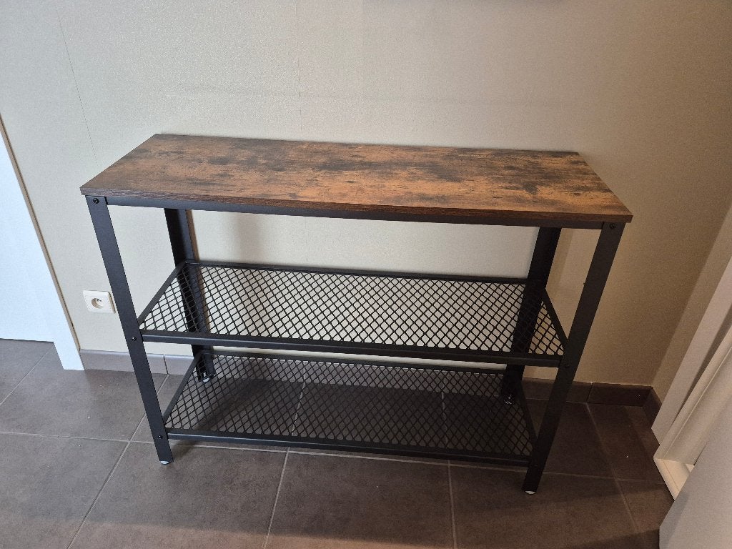 Sidetable, Ophalen, 100 tot 150 cm, Zo goed als nieuw, Metaal