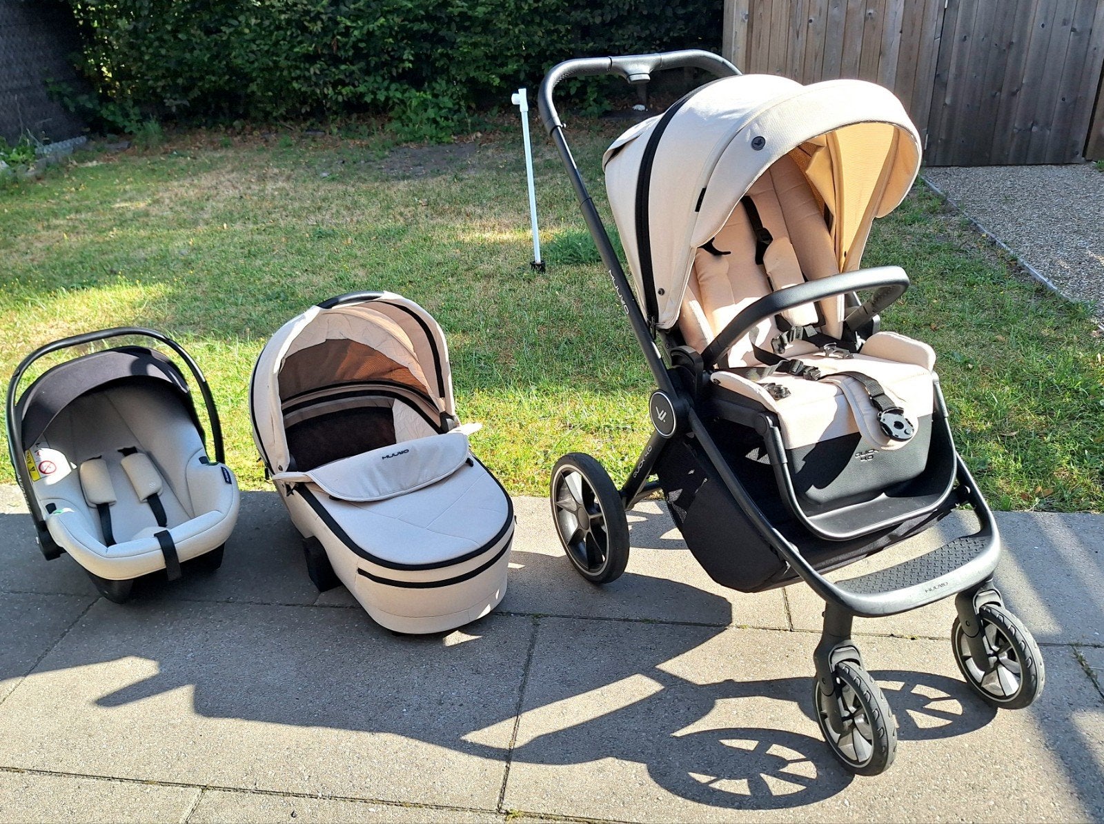 3 in 1 Kinderwagen compleet set te koop, Enlèvement, Comme neuf, Poussette