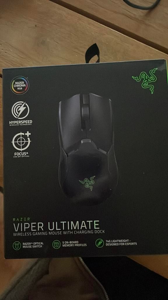 Station de chargement Razer Viper V2 Ultimate +, Informatique & Logiciels, Souris, Souris, Comme neuf, Enlèvement, Droitier