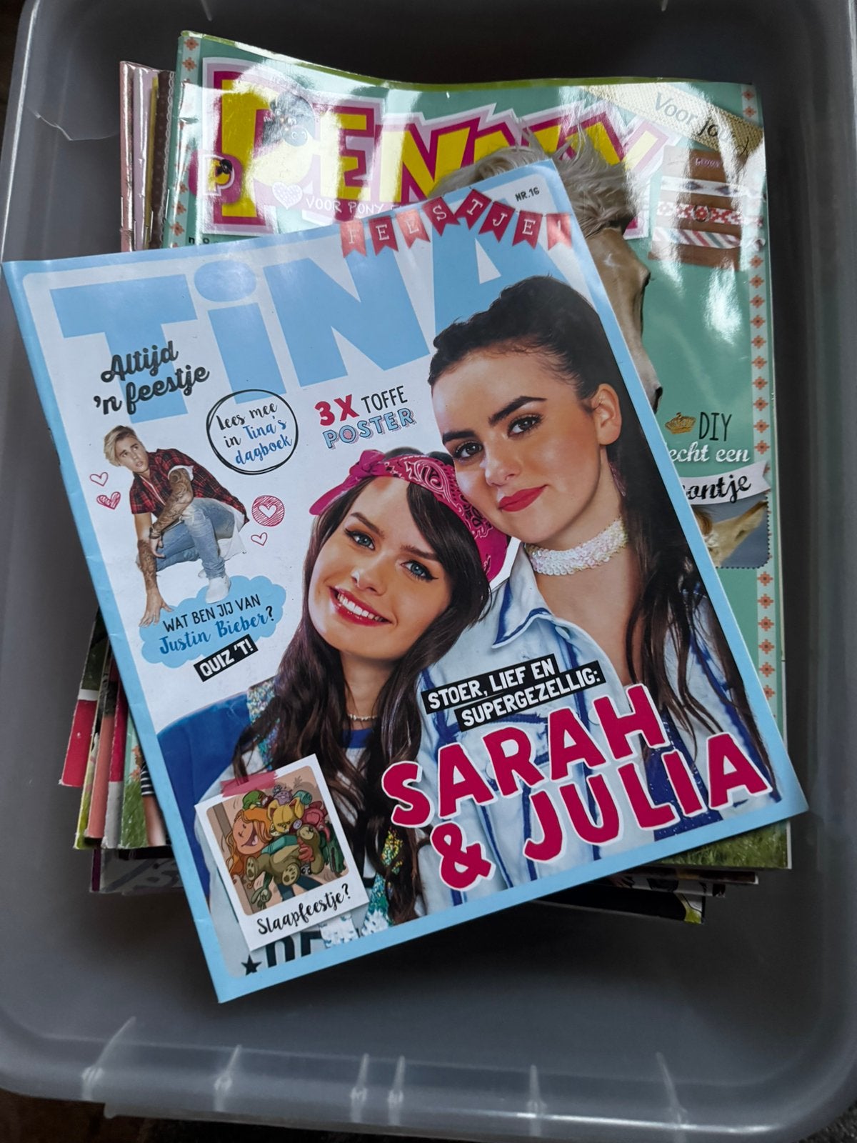 Doos vol Penny - Tina - Top model tijdschriften, Boeken, Ophalen, Gelezen