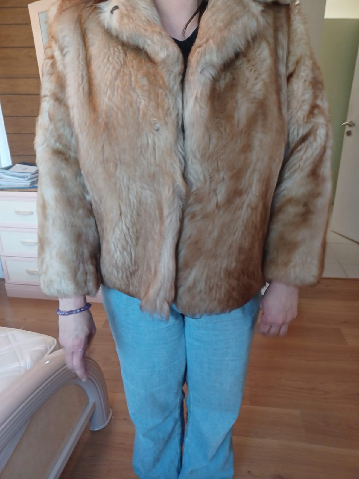 Manteau de fourrure lapin, Kleding | Dames, Jassen | Winter, Ophalen
