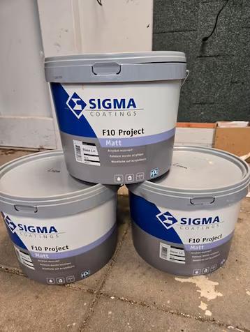 Sigma witte muurverf, Doe-het-zelf en Bouw, Ophalen, Nieuw
