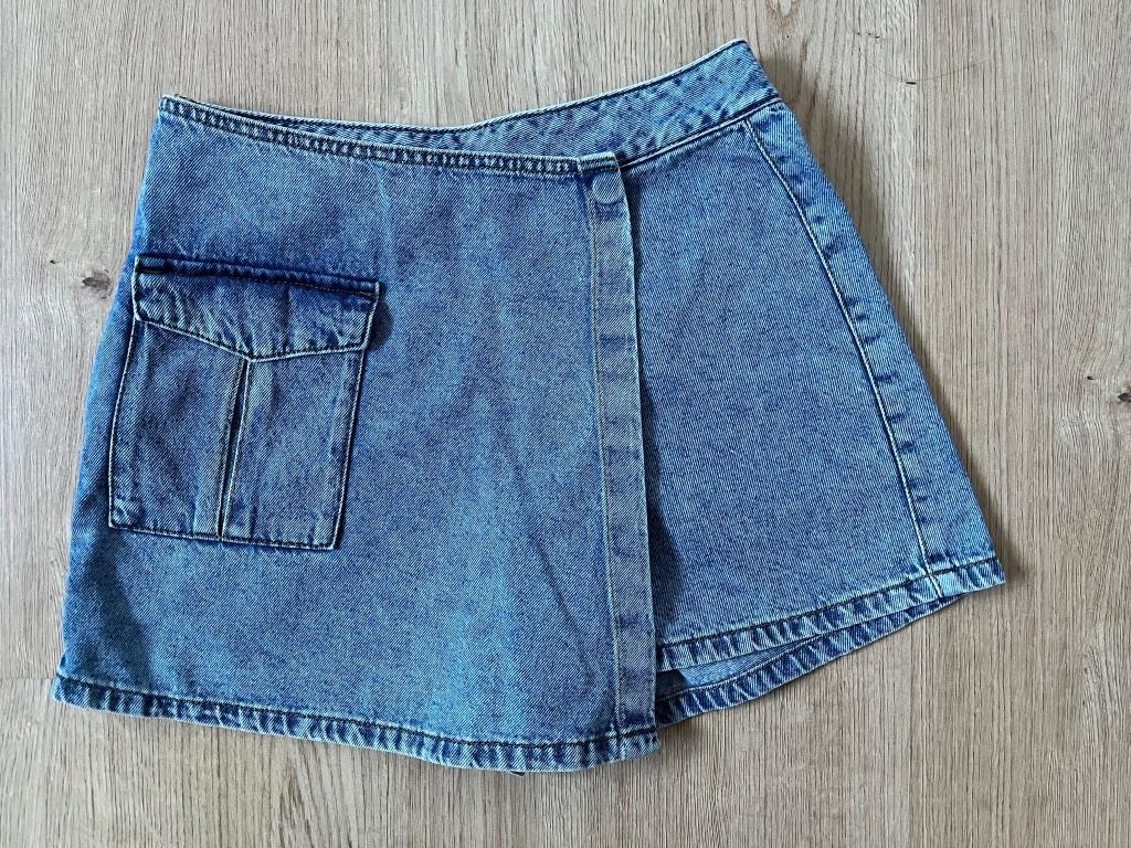 JBC / GROGGY, blauwe skort jeans 152 - 158, Meisje, Ophalen of Verzenden, Zo goed als nieuw, Jurk of Rok