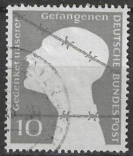 Duitsland Bundespost 1953 - Yvert 49 - Krijgsgevangenen (ST), Verzenden, Gestempeld