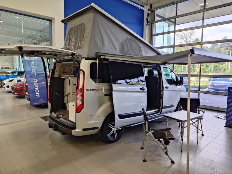 Ford Transit Custom Nugget L2 Active A6 2.0 TD 150pk OC0726, Autos, Autres couleurs, Noir, Diesel, Automatique