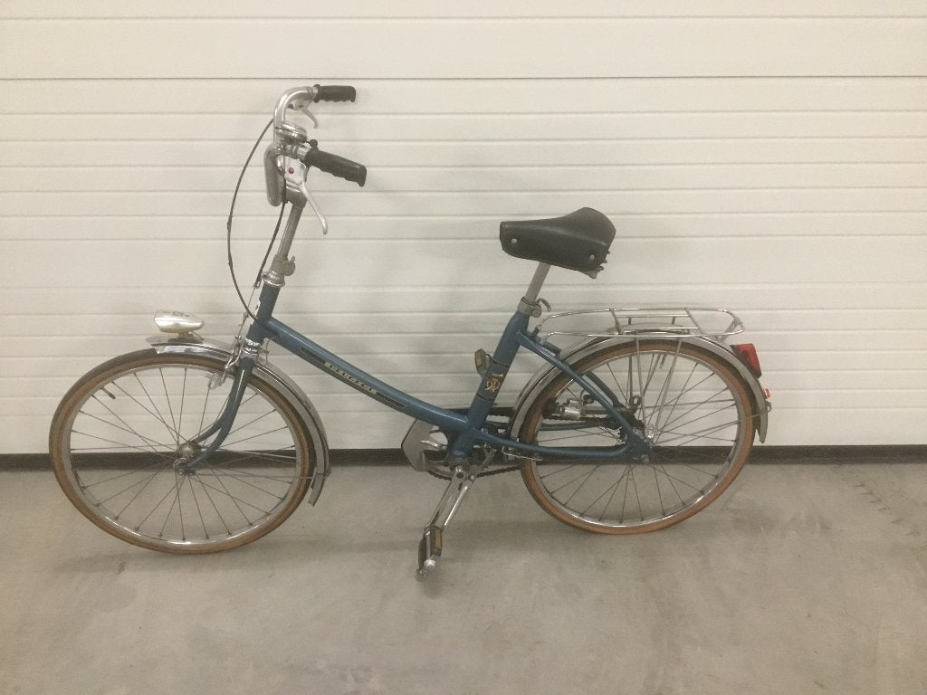 vintage meisjesfiets Peugeot, Fietsen en Brommers, Ophalen, Gebruikt, Velgrem, 24 inch