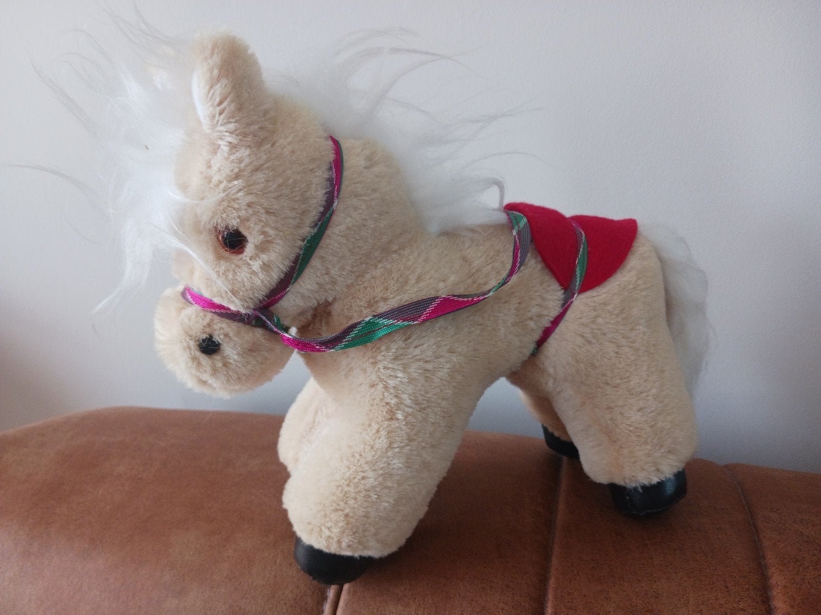 decoratie pluche paardje, Antiek en Kunst, Ophalen of Verzenden