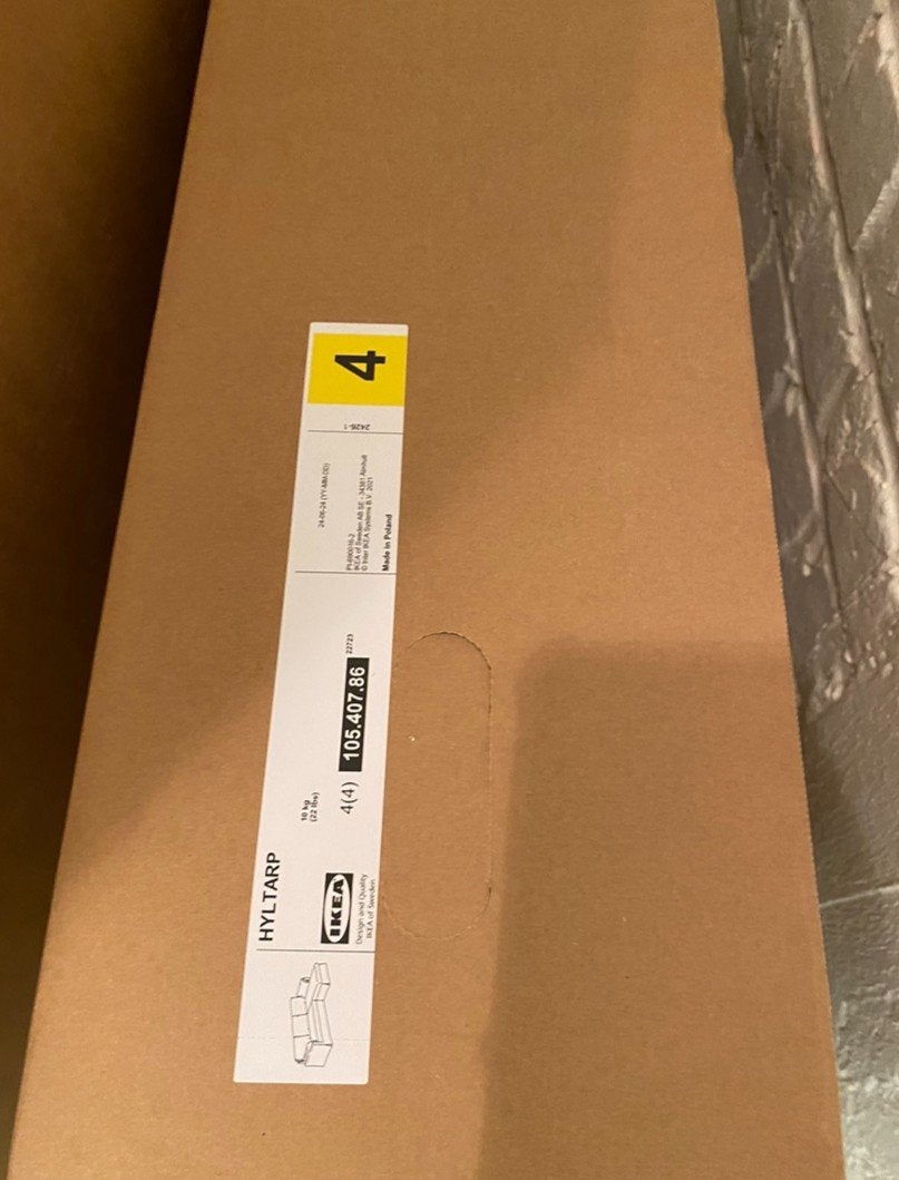 Canapé hyltarp neuf Ikea méridienne 4 places, Neuf, 100 à 125 cm, Banc d'angle, Tissus