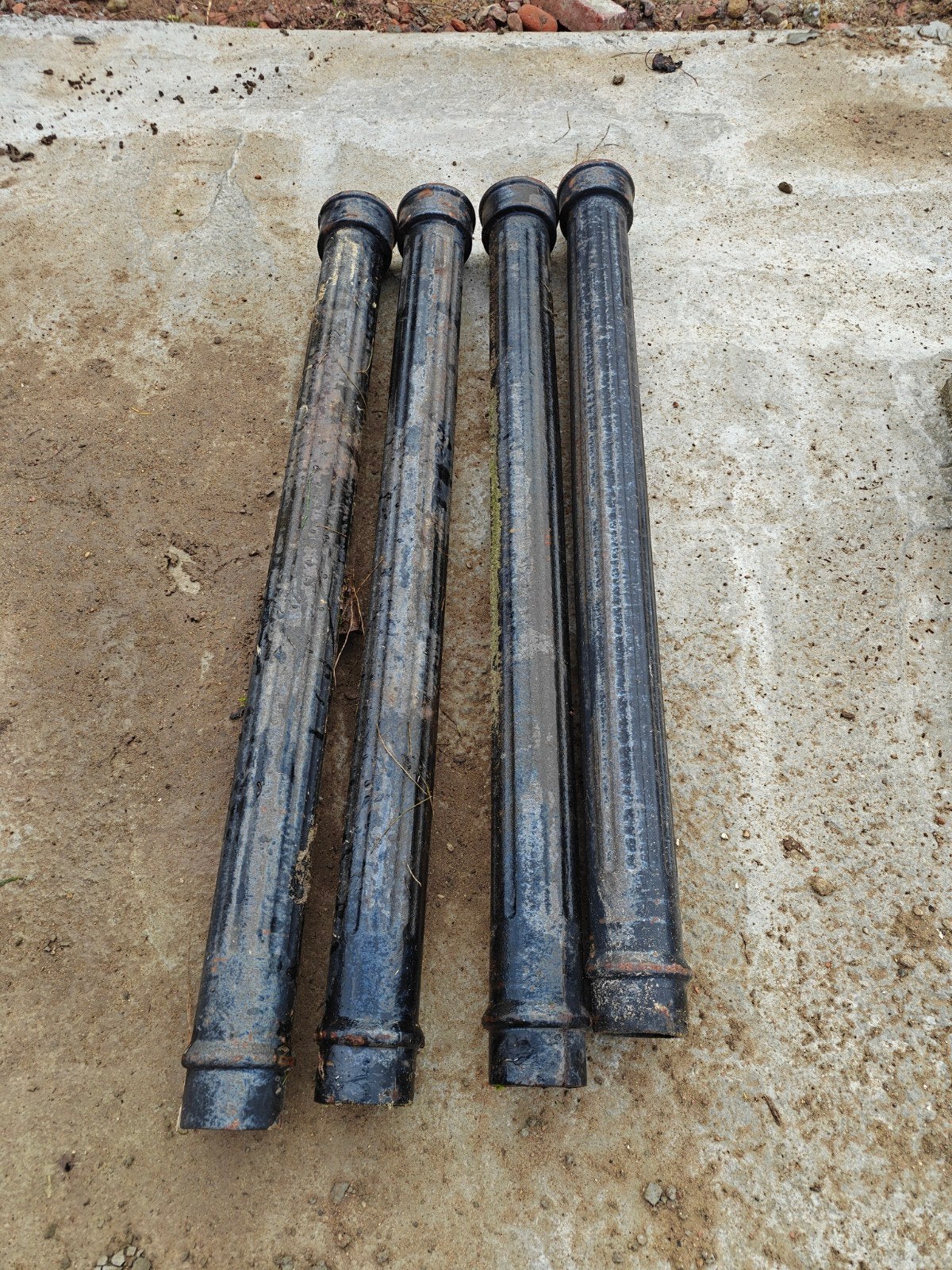 gietijzeren regenpijpen te koop, Ophalen