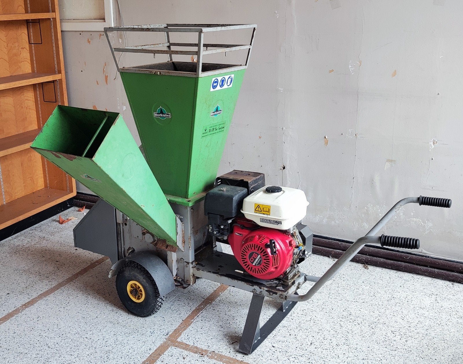 hakselaar herkules 270 honda motor, Tuin en Terras, Ophalen, Gebruikt, Benzine, Herkules