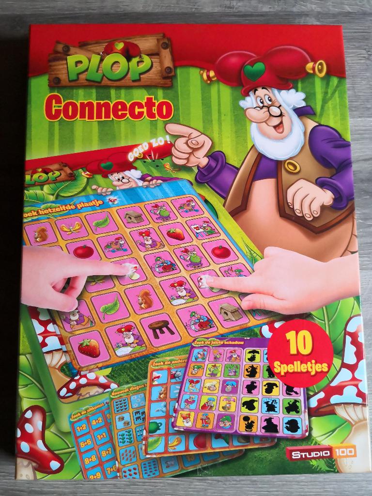 Kabouter Plop spel connecto, Ophalen