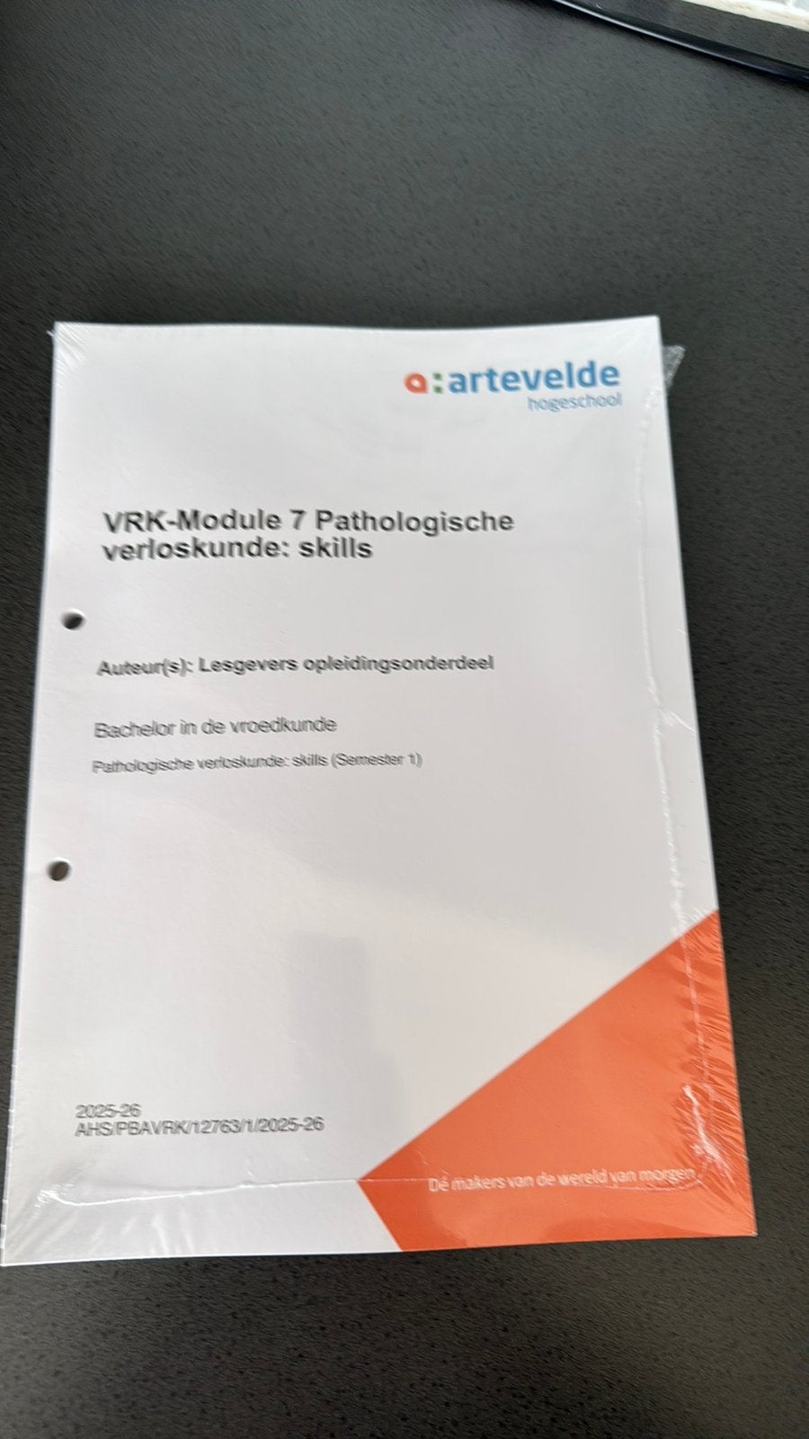 VRK MODULE 7 pathologische verloskunde skills, Ophalen of Verzenden, Zo goed als nieuw