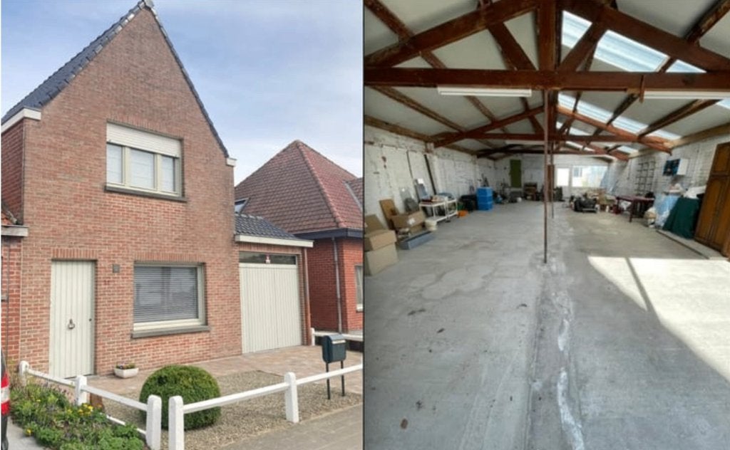 Maison bien située avec atelier., Immo, Maisons à vendre, Maison 2 façades, Province de Flandre-Occidentale, Ieper, 567 UC