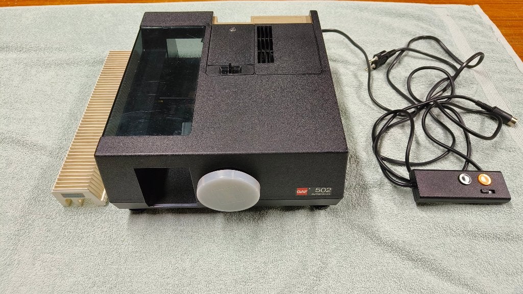 Diaprojector GAF 502, Ophalen, Zo goed als nieuw