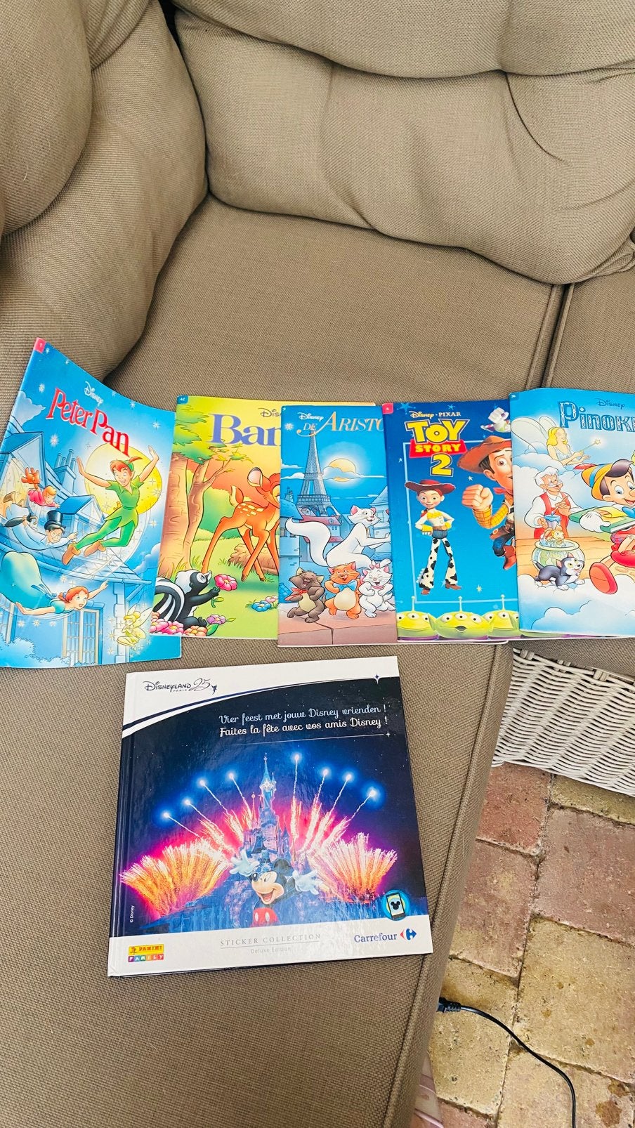 Disney strips, Ophalen, Gebruikt