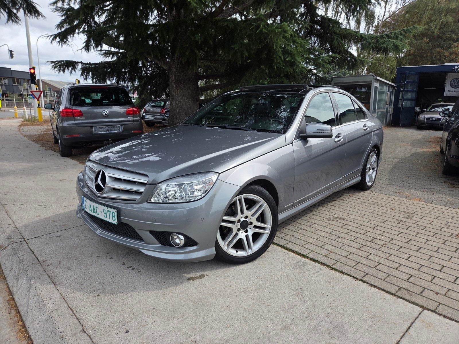 Mercedes C220 163PK 2010 145.000KM AMG LINE PANODAK LEDER, Autos, Cuir, Achat, 4 portes, Entreprise