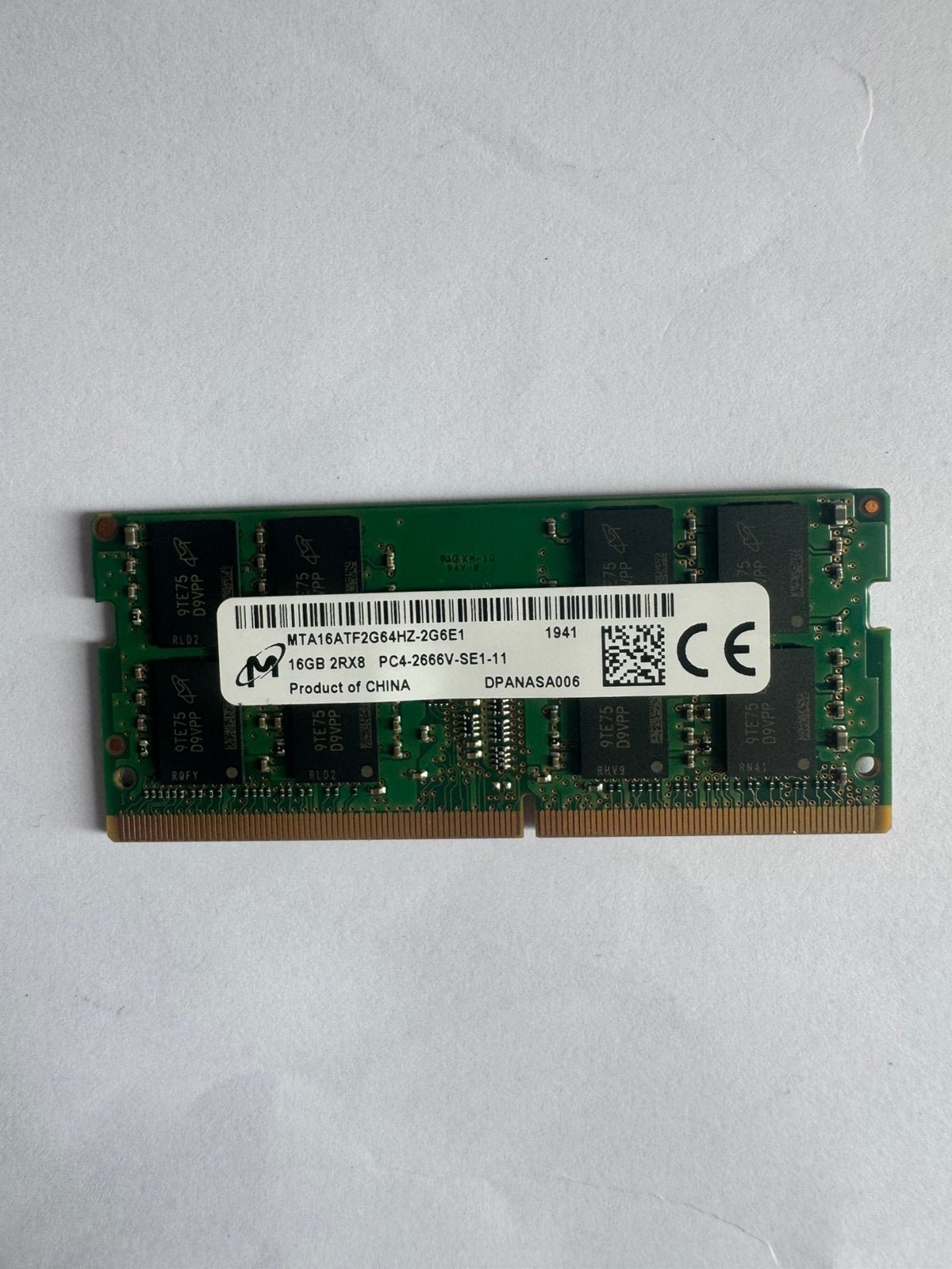 RAM 16 GB, Computers en Software, Ophalen, DDR4, Zo goed als nieuw, Laptop