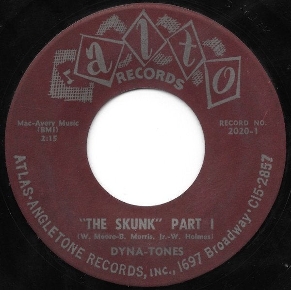 The Dyna-Tones/The Skunk Pt. 1 & 2 * Popcorn Instr. *, Cd's en Dvd's, Gebruikt, 7 inch, Soul, Overige typen