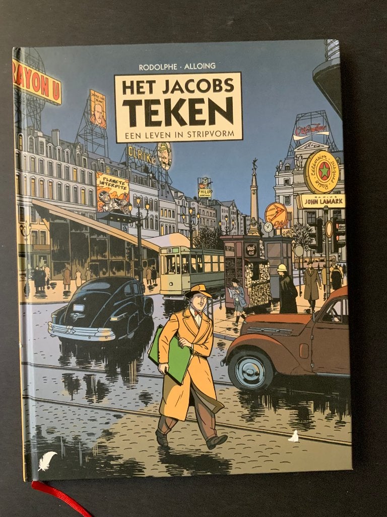 HC Het Jacobs-teken ,leven van Edgar P.Jacobs, Eén stripboek, Ophalen of Verzenden, Zo goed als nieuw, Alloing