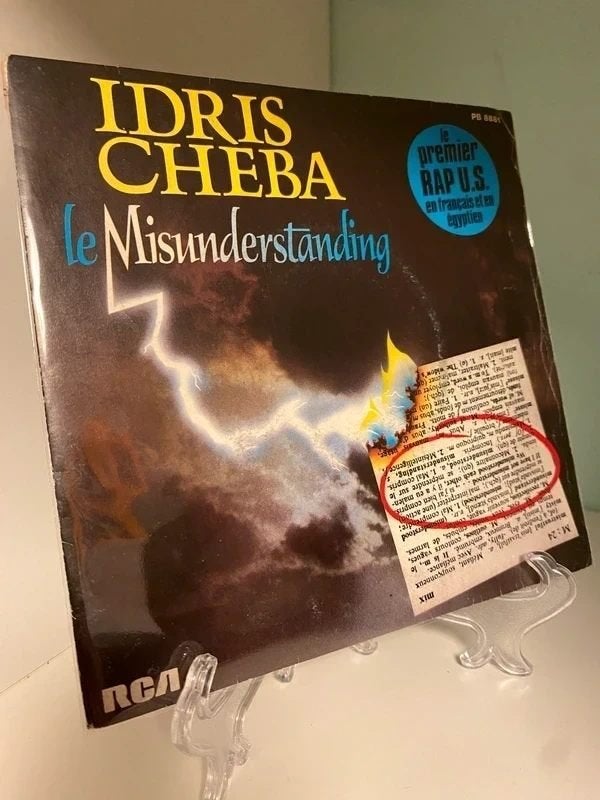 Idris Cheba – Le Misunderstanding, Cd's en Dvd's, Vinyl Singles, Verzenden, Gebruikt, Hiphop en Rap