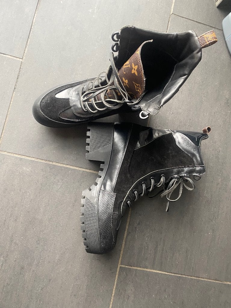 Vrouwen bottines, Ophalen, Zwart, Lage of Enkellaarzen, Zo goed als nieuw