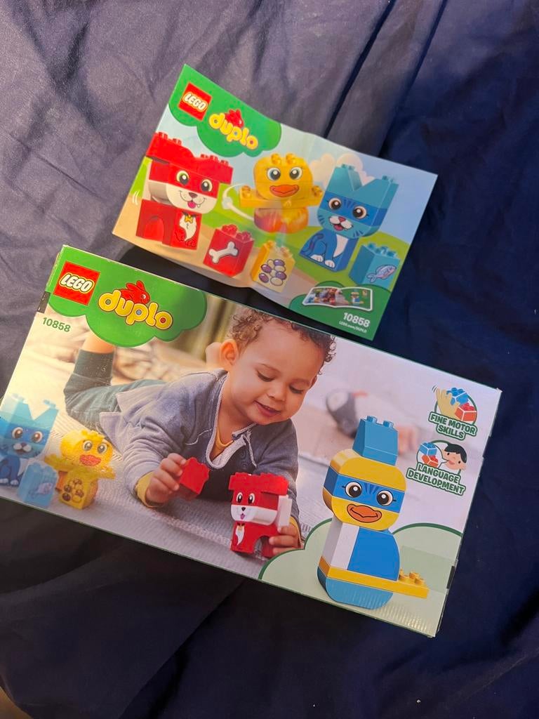 Duplo - mijn eerste diertjes met boekje, Ophalen, Zo goed als nieuw