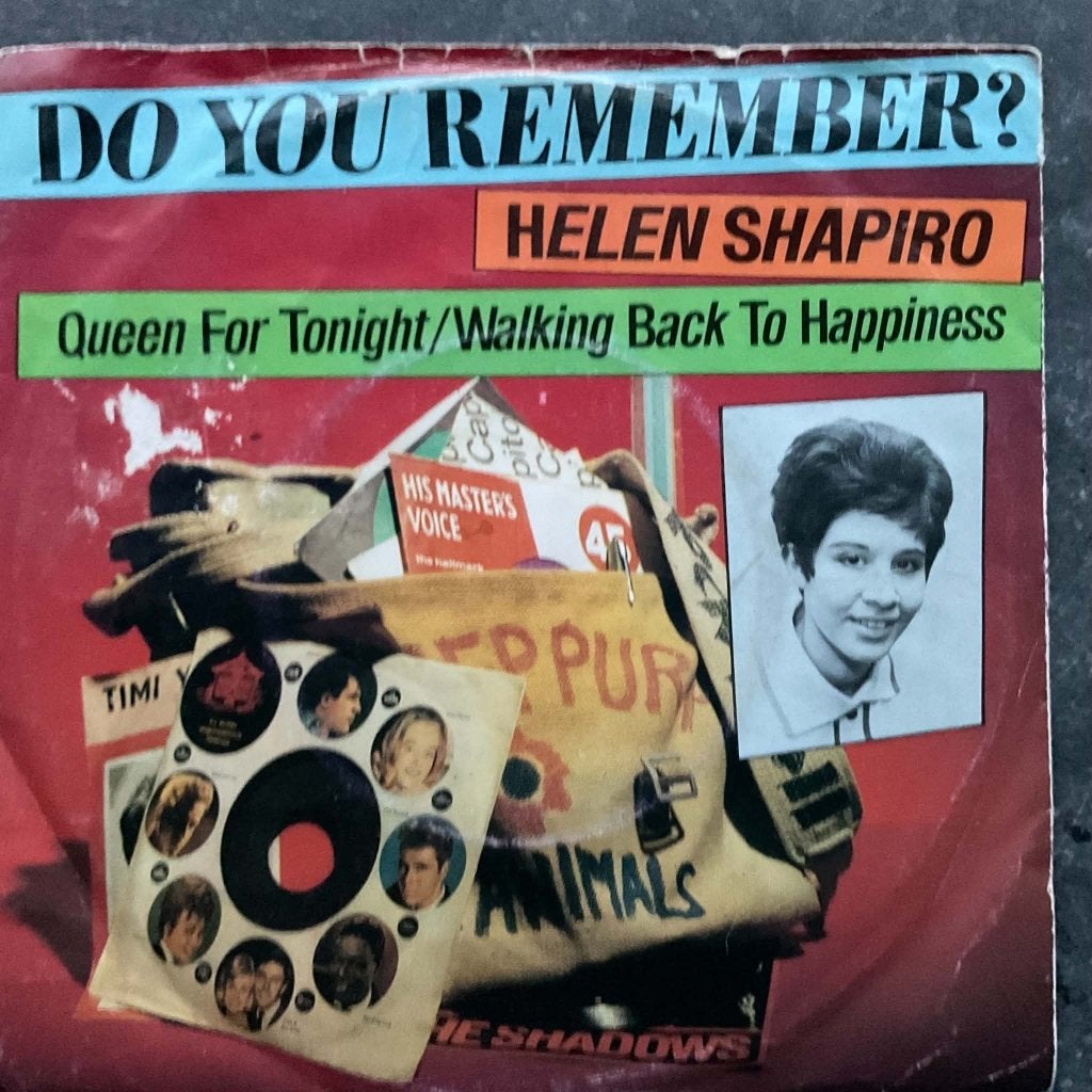 Helen Shapiro  "Queen for tonight", Overige genres, 7 inch, Zo goed als nieuw, Fotohoes