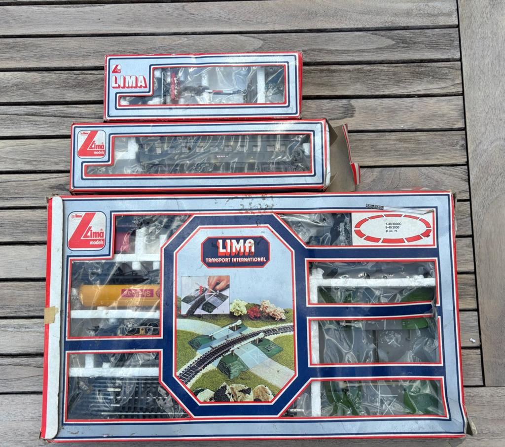 Ensemble de train Lima « Transport International » (3030C)., Hobby & Loisirs créatifs, Modélisme | Autre, Enlèvement ou Envoi