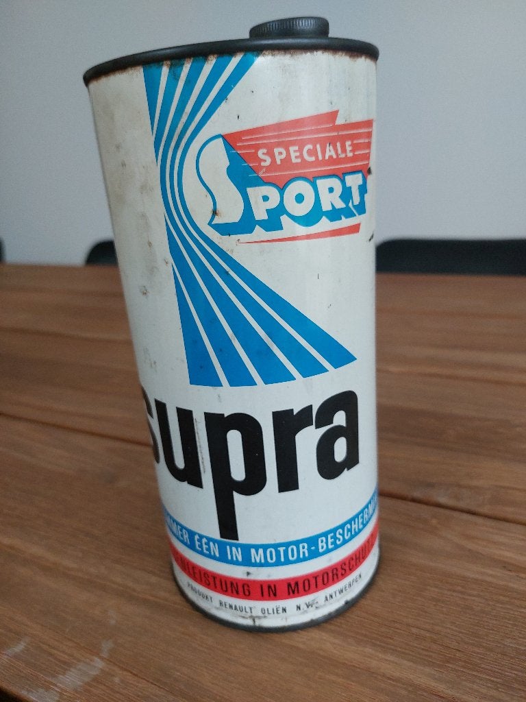 Supra - vintage blik, Verzamelen, Ophalen, Gebruikt, Overige, Overige merken