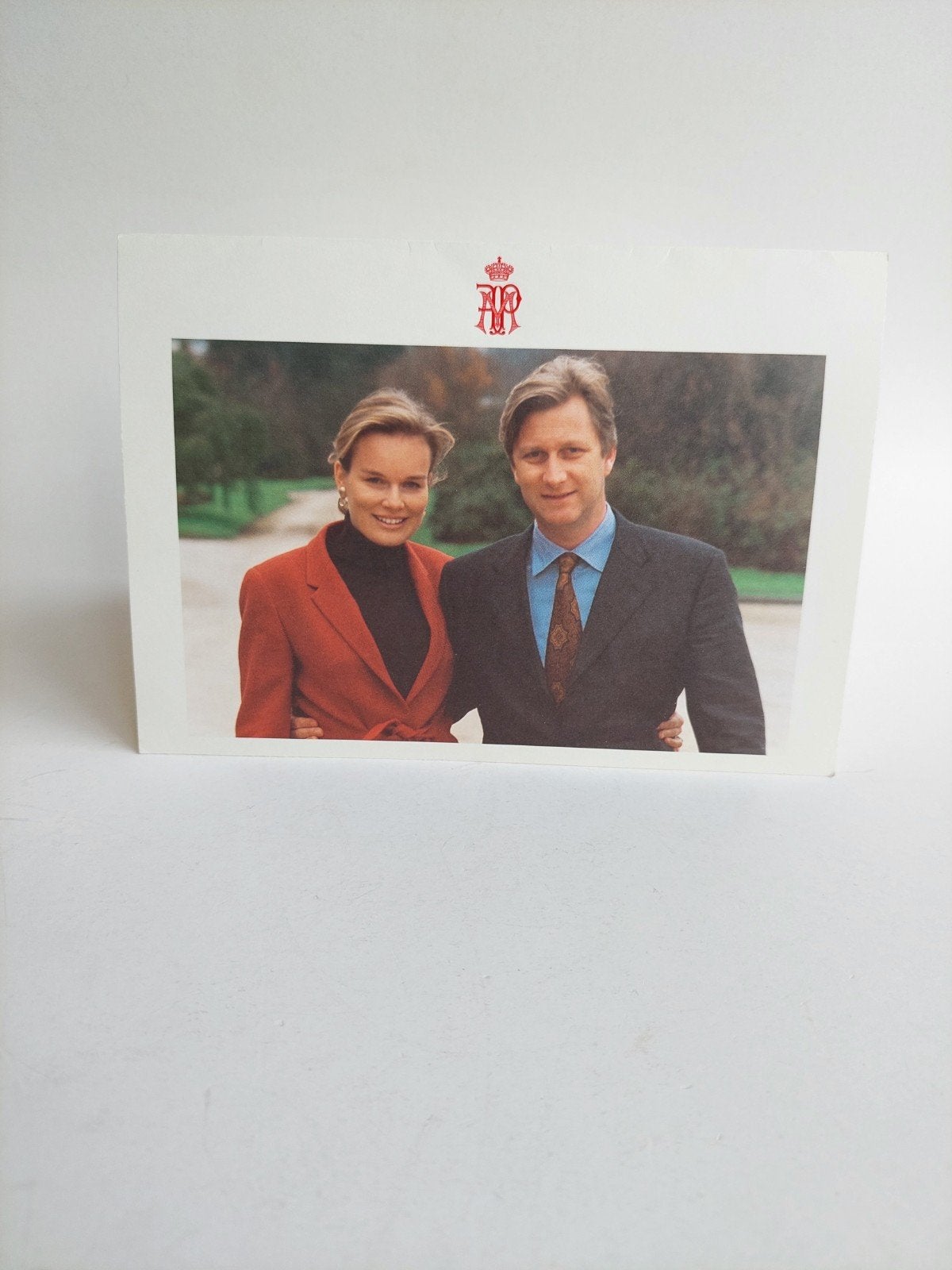 Verschillende bedank kaarten Koning Filip en Mathilde, Ophalen