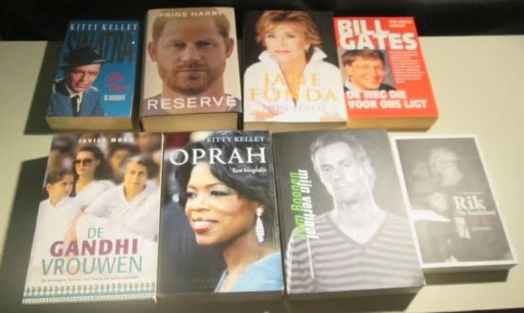 8 Prachtige Biografie Boeken, Boeken, Ophalen of Verzenden, Zo goed als nieuw