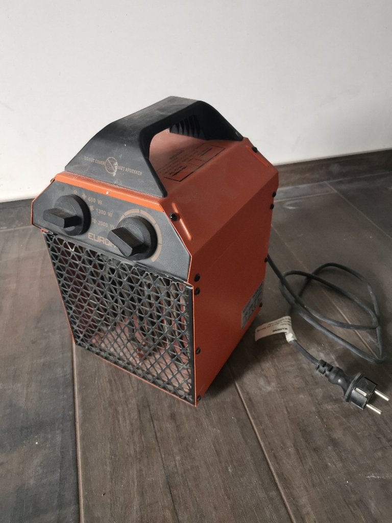Séchoir de chantier à feu chaud électrique 2000 W orange, Moins de 60 cm, Enlèvement ou Envoi, Comme neuf, Autres types