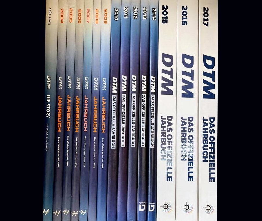 DTM Race Officiele Jaarboeken 2003 t/m 2017- 15 Delen ZGAN‼️, Enlèvement ou Envoi, Comme neuf, Thomas Voigt - Sebastian Klein - Torben Schröder