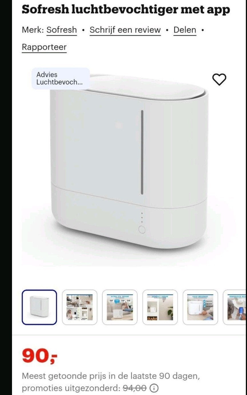 humidificateur intelligent avec wifi nouveau, Enlèvement ou Envoi, Humidificateur
