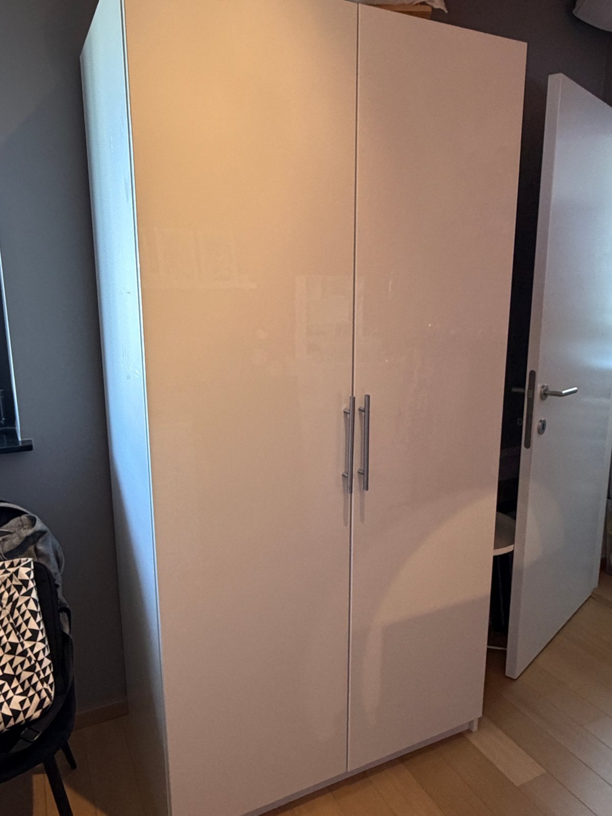 Ikea kast 100x60x200cm hoog wit, Ophalen, Zo goed als nieuw