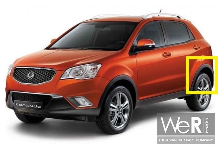 Wielrand linksachter SsangYong Korando 2010-2019. 7953034000, Auto-onderdelen, KGM Europe GmbH, Ophalen of Verzenden, Spatbord