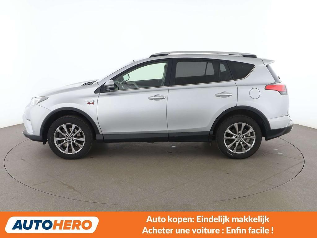 Toyota RAV4 2.5 Hybrid Lounge (bj 2016, automaat), 145 kW, Gebruikt, 2494 cc, Leder
