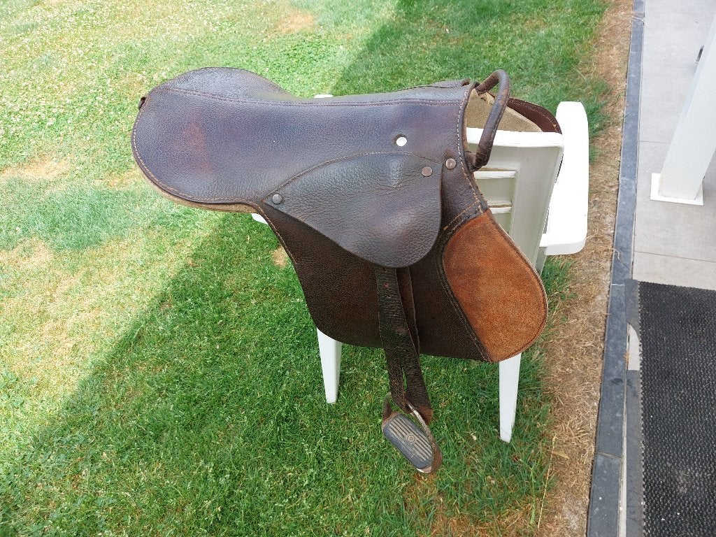 Selle pour Cheval, Dieren en Toebehoren, Paarden en Pony's | Zadels, Ophalen, XS (15.5 inch of kleiner), Vlakke zit, Overige merken